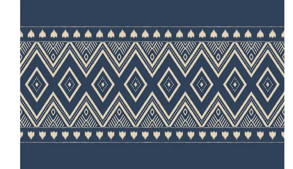 Geometrik etnik oryantal ikat kusursuz desenli renk doğulu. Aztek süsü izi. Arkaplan, perde, halı, duvar kağıdı, giysi, ambalaj, Batik, vektör illüstrasyonu için tasarım.