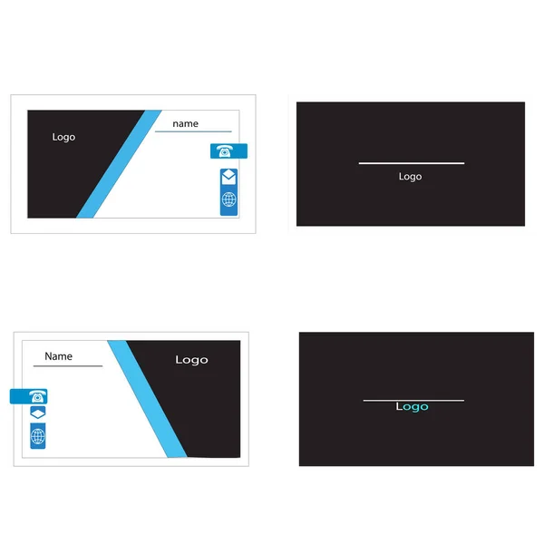 stock vector A Modern Business Card Templates pro Vector