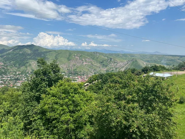 stock image Beautiful view in the mountains over Valleys in Armenia