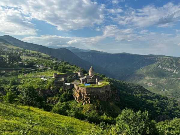 stock image View over Tatev Monastery in Armenia