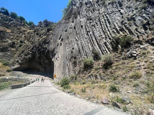 亚美尼亚Garni的石头交响曲 — 图库照片