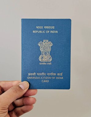 Overseas Citizen of India card - OCI Card. Indian Nationals- US Citizens. High quality photo clipart