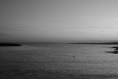 Güzel deniz manzarası. doğa arkaplanı