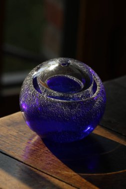 Egzotik bir mumun yakın çekimi.