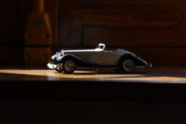 the image of a small car, the old vintage toy