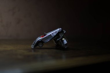 vintage photo car toy with a lot of cars.