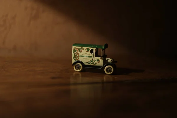 Vintage Toy Cars Background Car — 스톡 사진