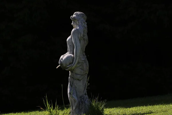 Статуя Человека Парке — стоковое фото