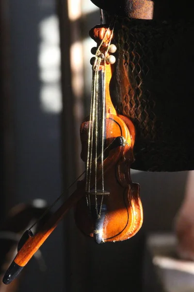 バイオリンのクローズアップです — ストック写真