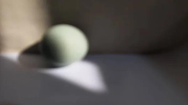Θολή Εστιασμένη Αποπροσανατολισμένη Παραδοσιακή Ασιατική Ενιαία Ένα Αλατισμένο Αλμυρό Αυγό — Φωτογραφία Αρχείου