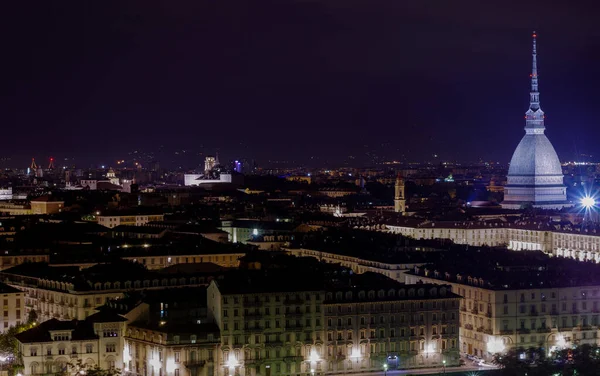 stock image turin by night view