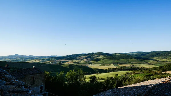 Landschap Met Blauwe Lucht Italië — Stockfoto