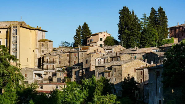 Italian Village Summer Tuscany — Stock Photo, Image