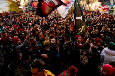 2023 Ivrea famous carnival details, oranges battles and people. 