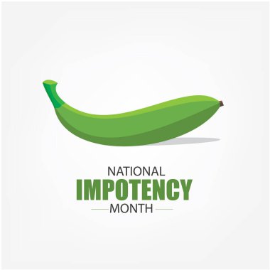 Ulusal İktidarsızlık Ayı 'nın Vektör İllüstrasyonu. Basit ve zarif tasarım.