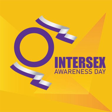 Cinsiyetler Arası Bilinç Günü 'nün Vektör İllüstrasyonu. Basit ve zarif tasarım.