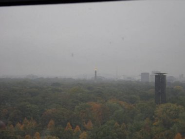 Berlin parlamento binasının tepesinden görüldü. Almanya.