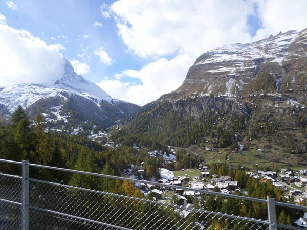 Way Zermatt Gornergrat Switzerland — Stock Photo, Image