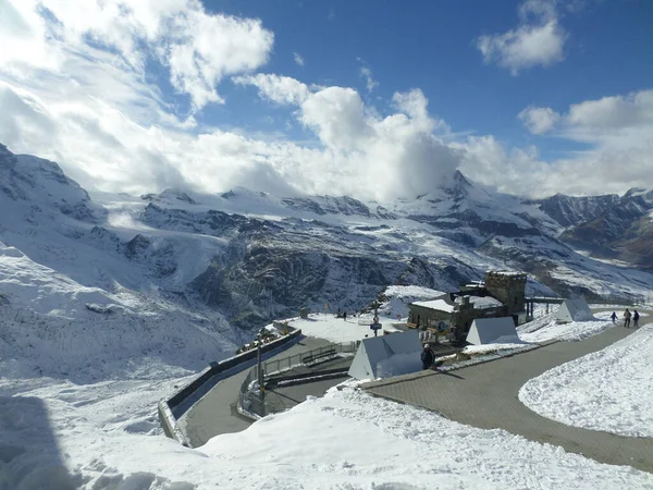 View Gornergrat Zermatt Switzerland — Stock Photo, Image