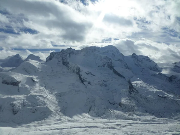 Вид Горнерграта Церматт Швейцария — стоковое фото