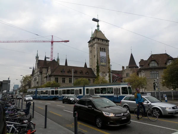 Rues Bâtiments Historiques Zurich Suisse — Photo