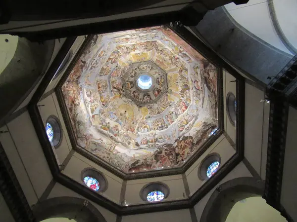 Interior Basílica Santa Maria Del Fiore Florencia — Foto de Stock