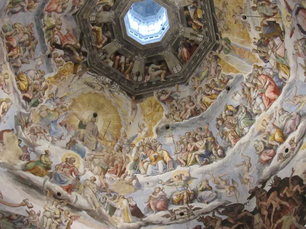 Wnętrze Bazyliki Santa Maria Del Fiore Florencja — Zdjęcie stockowe