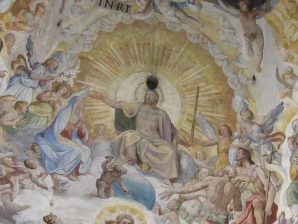 Εσωτερικό Της Baslica Santa Maria Del Fiore Φλωρεντία — Φωτογραφία Αρχείου