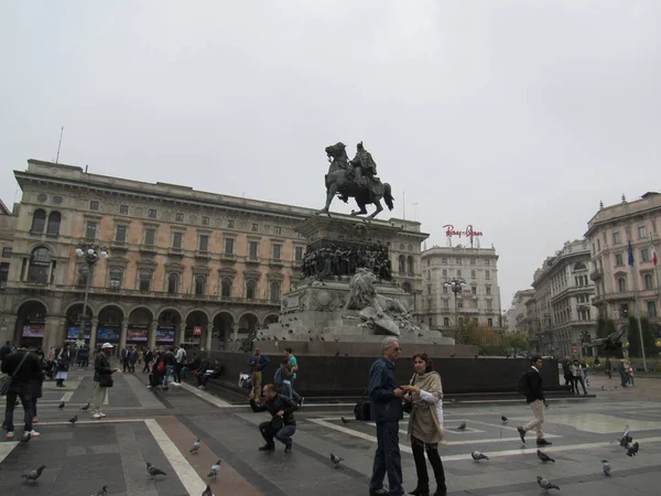 Piazza Del Duomo Une Des Principales Places Italie Point Central — Photo