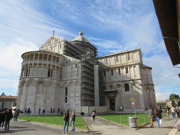 Plac Duomo Piza Włochy — Zdjęcie stockowe