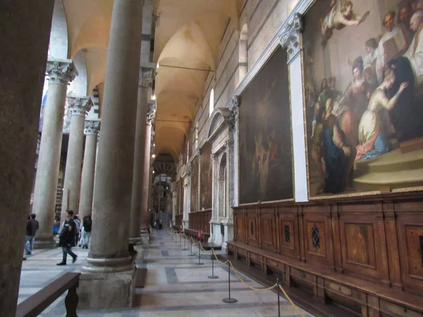 Interiorul Catedralei Maria Assunta Biserica Este Adevărată Capodoperă Mărturisește Prestigiul — Fotografie, imagine de stoc
