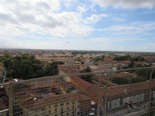 Die Stadt Pisa Vom Turm Von Pisa Aus Gesehen Italien — Stockfoto