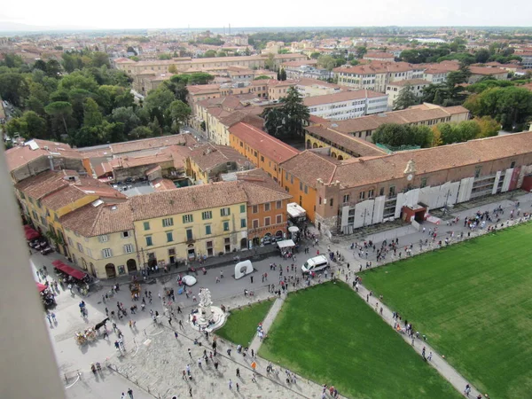 Město Pisa Vidět Vrcholu Věže Pisa Itálie — Stock fotografie