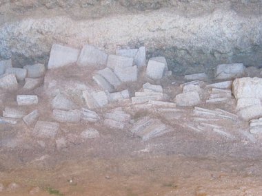 Colosseum 'un içi. Roma, İtalya.