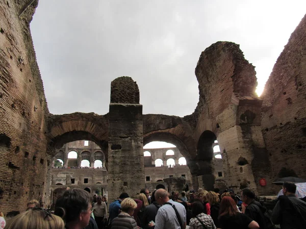 Interior Colosseum Rome Italy — Stock Photo, Image
