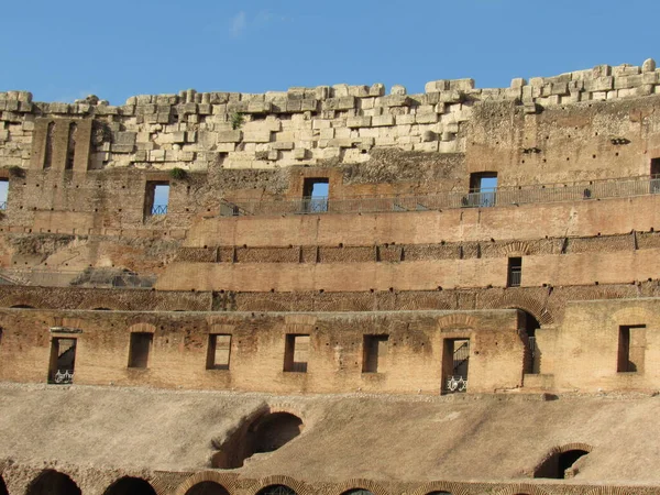 Внутрішня Частина Колізею Рим Італія — стокове фото