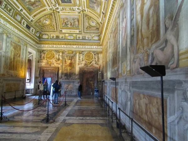 Inredning Slottet San Angelo Rom Italien — Stockfoto