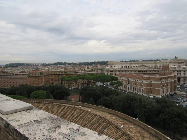 Rome View Castle San Angelo — Stock Photo, Image