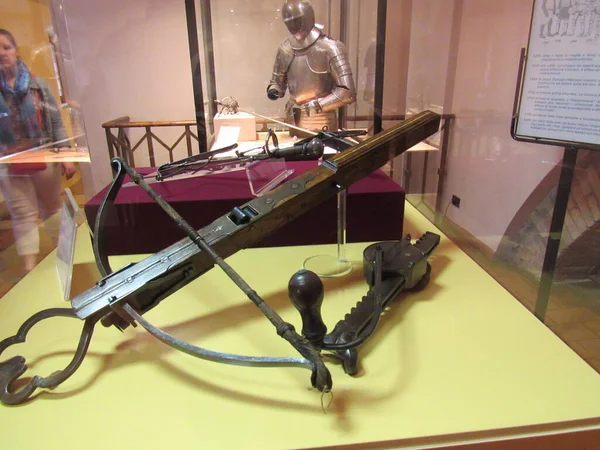 Vapenmuseum Insidan Slottet San Angelo Rom Italien — Stockfoto