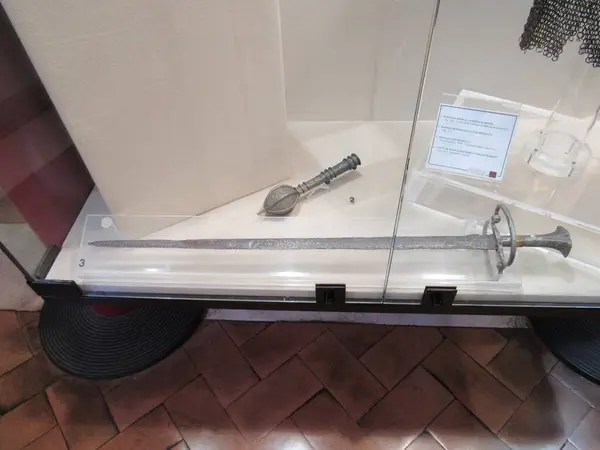 Fegyvermúzeum San Angelo Vár Belsejében Róma Olaszország — Stock Fotó