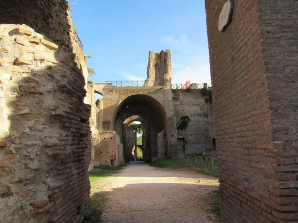 Forum Romanum Które Było Miejscem Którym Koncentrowało Się Całe Centrum — Zdjęcie stockowe