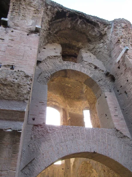 Forum Romanum Które Było Miejscem Którym Koncentrowało Się Całe Centrum — Zdjęcie stockowe