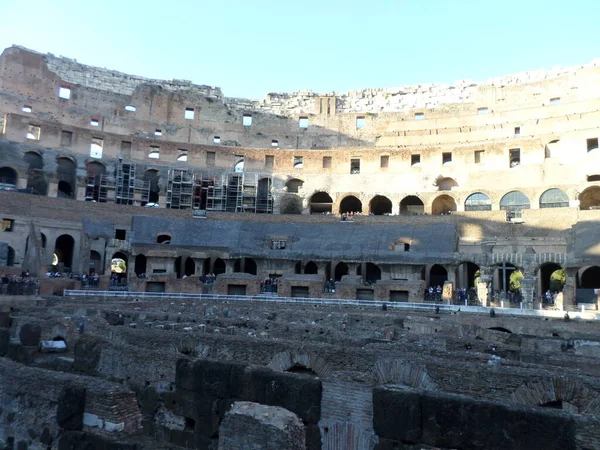 Koloseum Jedna Největších Atrakcí Světě Dům Byl Postaven Ze72 Jako — Stock fotografie