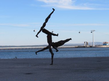 Parque das Naes 'in en ünlü binası Lizbon Okyanusu' dur ve bir zamanlar sayısız deniz hayvanı türüyle dünyanın en iyi akvaryumu olarak kabul edilirdi. Lizbon, Portekiz.