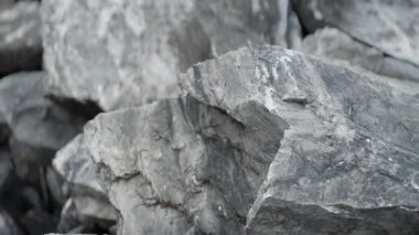  Abandoned Mining Quarry, Extractive industry, Piles Of Stones Gloomy Winter Day 8