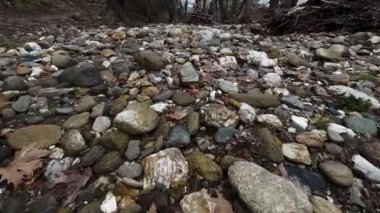 River Stones, Kurumuş nehir yatağı, Kasvetli Kış Günü 2