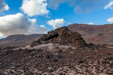 İsrail 'in kuzeyindeki Negev Çölü' nün güzel manzarası