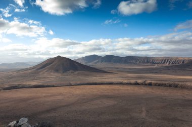İsrail 'in kuzeyindeki Negev Çölü' nün güzel manzarası