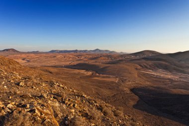 İsrail 'deki Negev Çölü' nün güzel manzarası