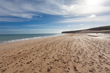 Fuerteventura adasının güzel manzarası